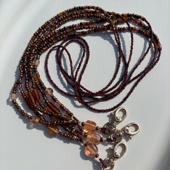 NEW HANDMADE | Beaded Lanyard | ID Badge Card Holder | Teacher Nurse Gift - Picture 9 of 11